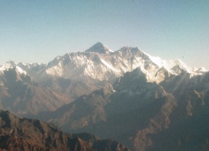 Mt. Everest In The Background